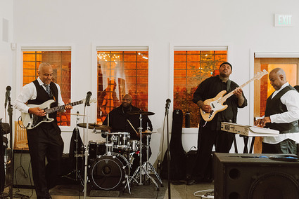 Modern same sex wedding at Foreign Cinema in San Francisco