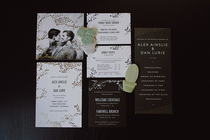 Modern same sex wedding at Foreign Cinema in San Francisco