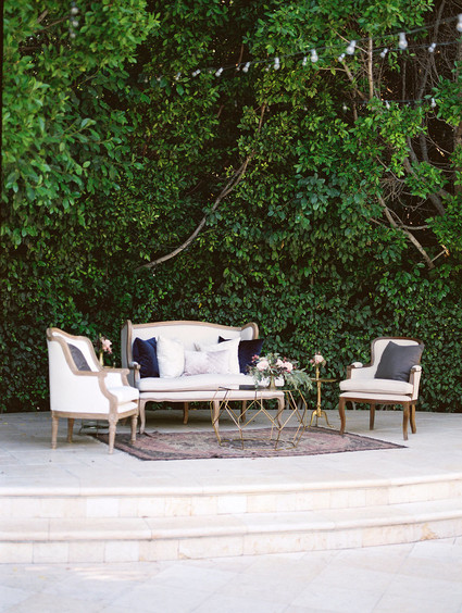 Jewel Tone garden wedding editorial at Eden Gardens