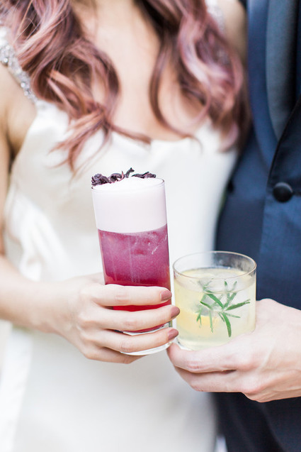 Jewel Tone garden wedding editorial at Eden Gardens