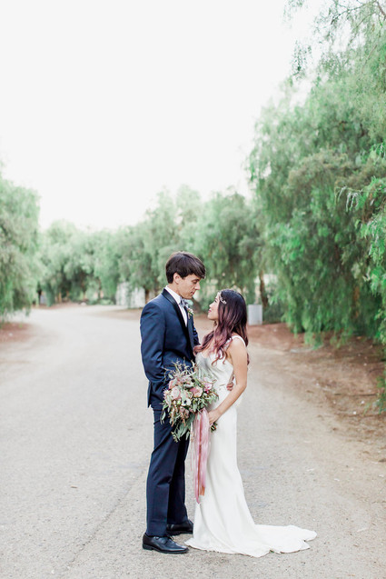 Jewel Tone garden wedding editorial at Eden Gardens