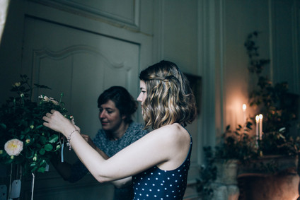 Intimate winter wedding at Chateau de Montplaisant in France