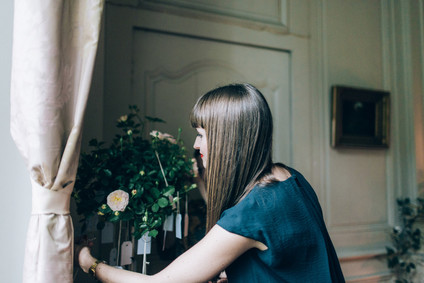 Intimate winter wedding at Chateau de Montplaisant in France