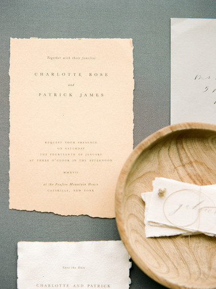 Feminine neutral wedding ideas at Foxfire Mountain House in the Catskills Inspiration