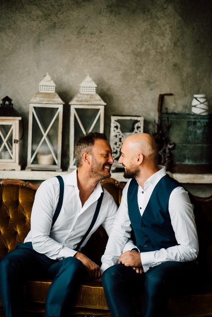 Winter same sex elopement in Veneto Italy