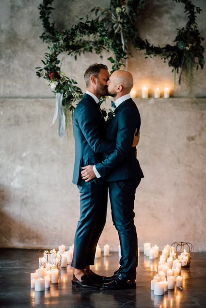 Winter same sex elopement in Veneto Italy