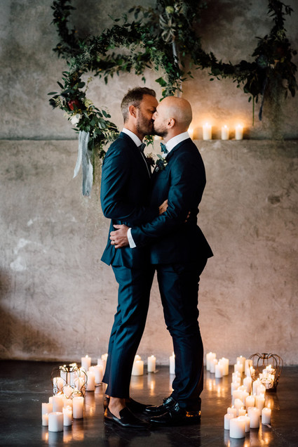 Winter same sex elopement in Veneto Italy