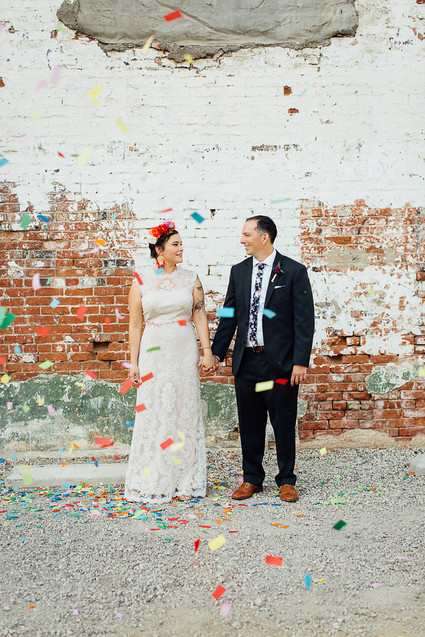 Mexican vintage-inspired wedding at Howl Long Beach