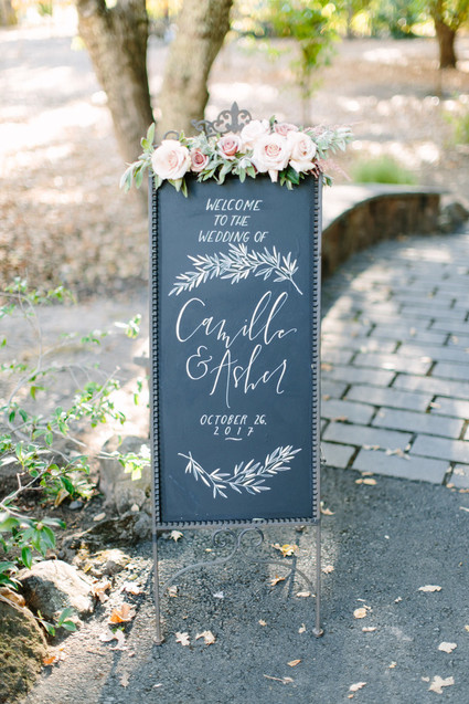 wedding chalkboard sign