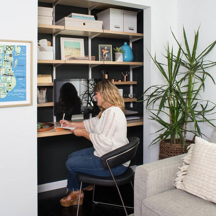 Closet home office