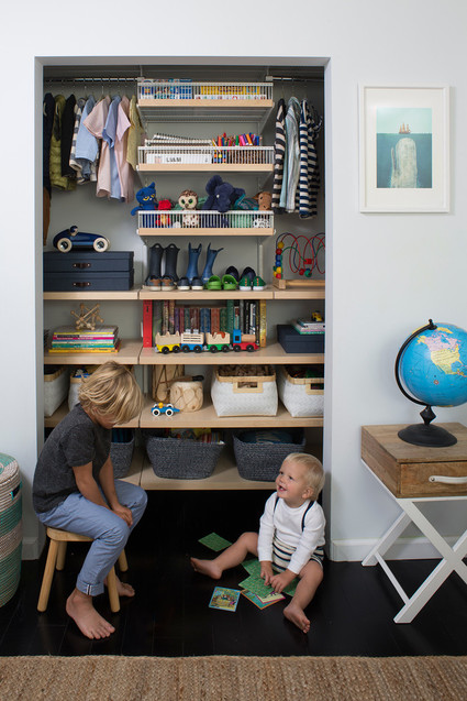 Boys shared closet