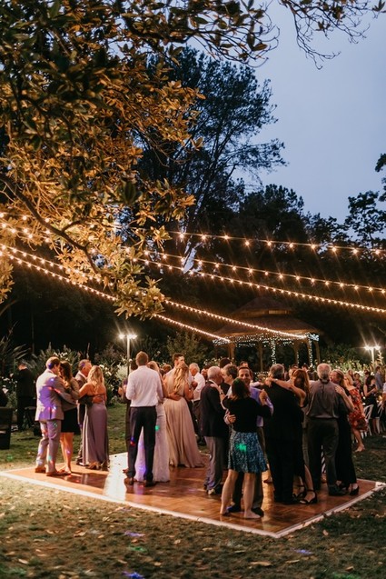 Modern tropical wedding at the San Diego Botanic Garden