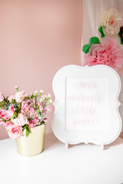 Pink floral first birthday party ideas on 100 Layer Cakelet