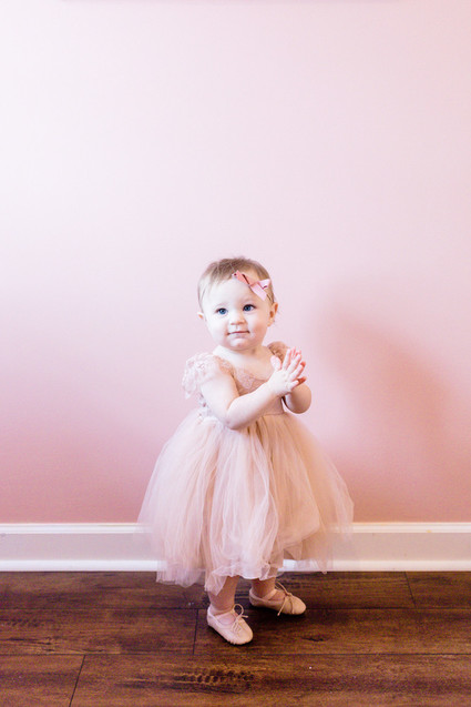 Pink floral first birthday party ideas on 100 Layer Cakelet