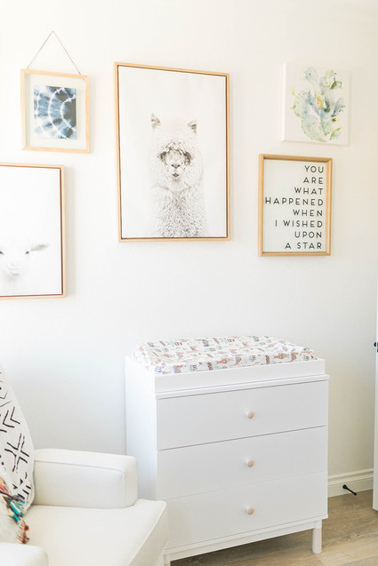 minimal white boy's nursery ideas