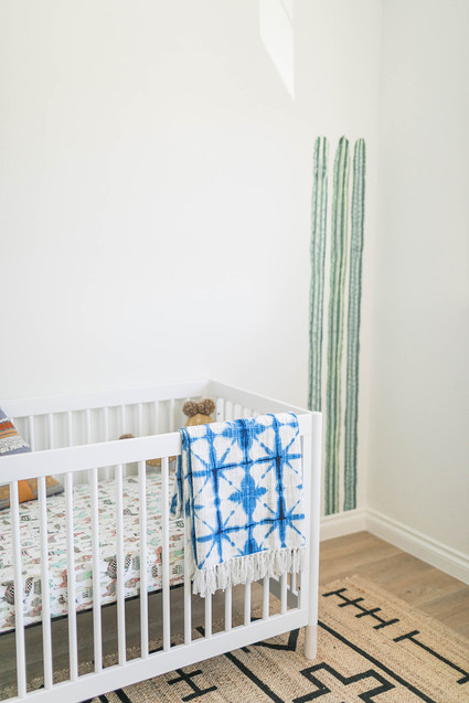 minimal white boy's nursery ideas