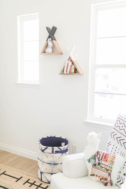 minimal white boy's nursery ideas