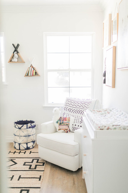 minimal white boy's nursery ideas