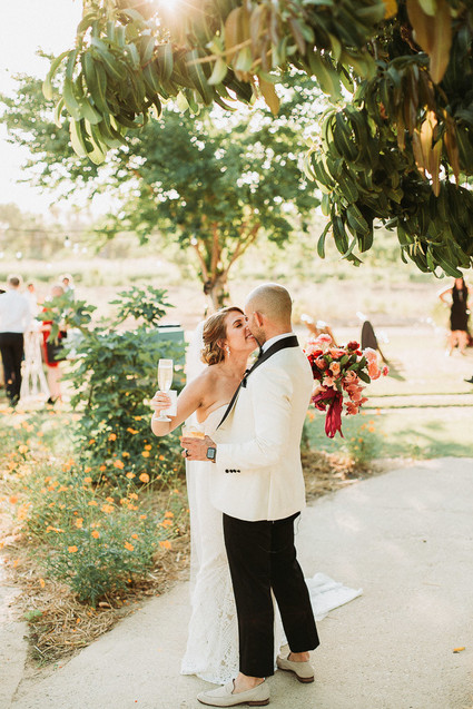Stylish tropical wedding at Flora Farms in Cabo
