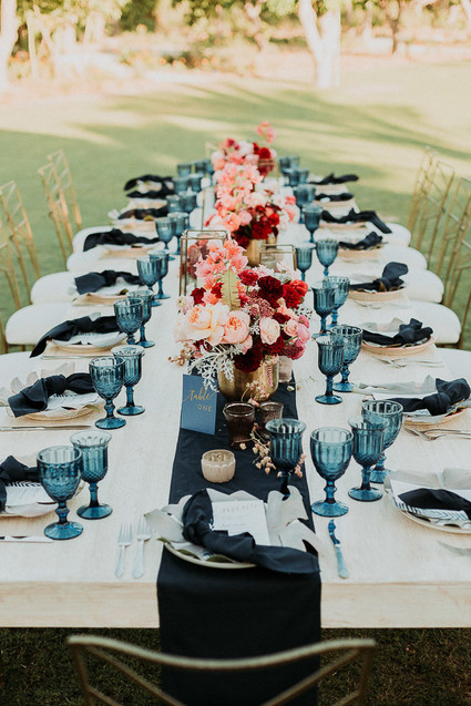 Stylish tropical wedding at Flora Farms in Cabo Inspiration