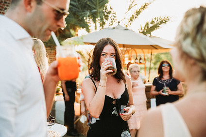 Stylish tropical wedding at Flora Farms in Cabo