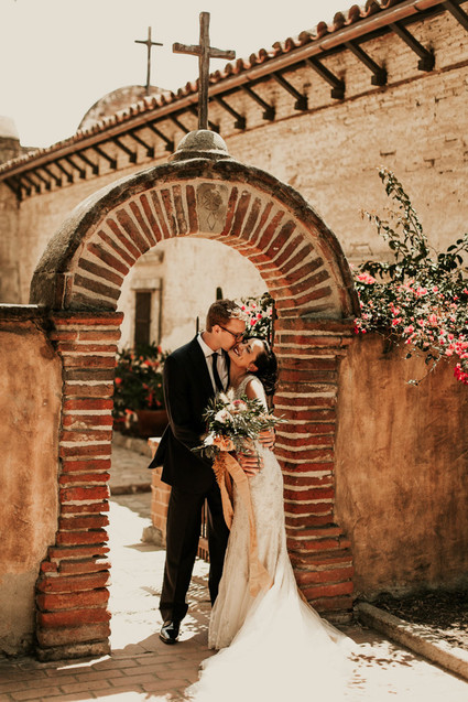 Spanish-Inspired foodie wedding at Serra Plaza in San Juan Capistrano
