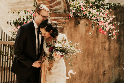 Spanish-Inspired foodie wedding at Serra Plaza in San Juan Capistrano