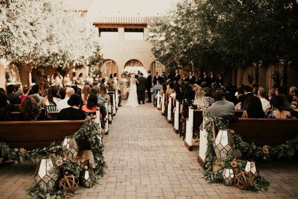 Spanish-Inspired foodie wedding at Serra Plaza in San Juan Capistrano
