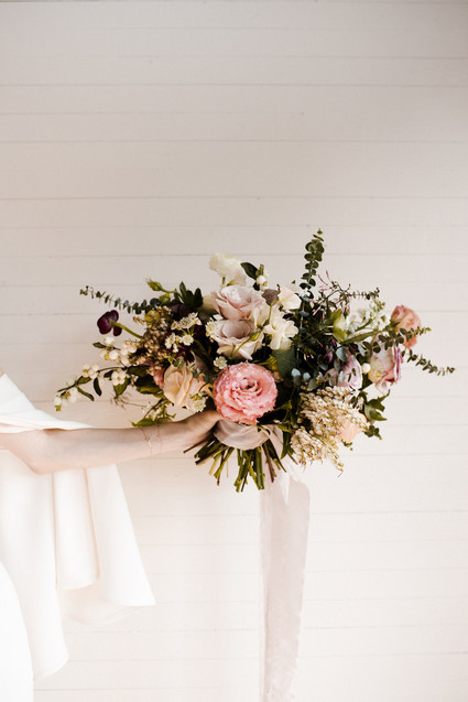 Moody modern wedding at Cherry Hollow Farms in Atlanta