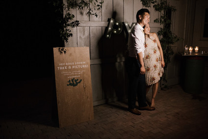 Moody modern wedding at Cherry Hollow Farms in Atlanta