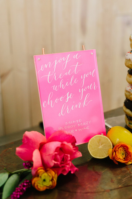 Bright modern colorful wedding ideas