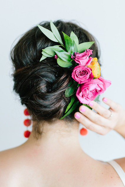 Bright whimsical wedding invites