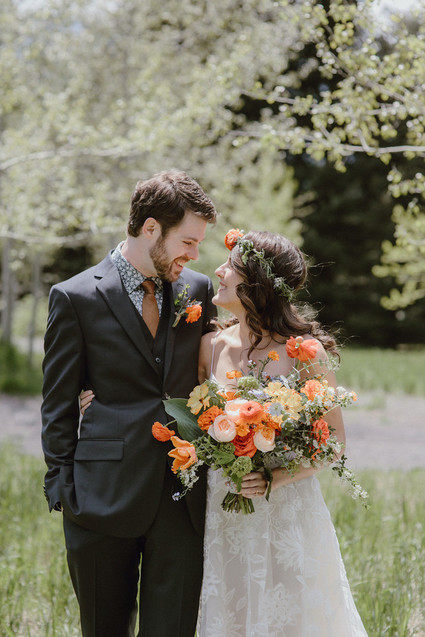 Spring Columbia Gorge wedding at Gorge Crest Vineyards