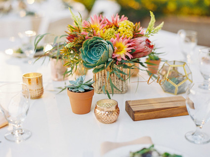 Modern feminine Santa Cruz wedding with boho details