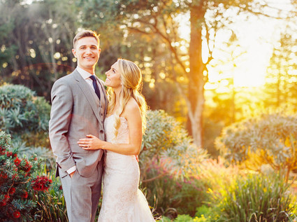 Modern feminine Santa Cruz wedding with boho details