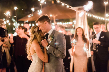 Modern feminine Santa Cruz wedding with boho details