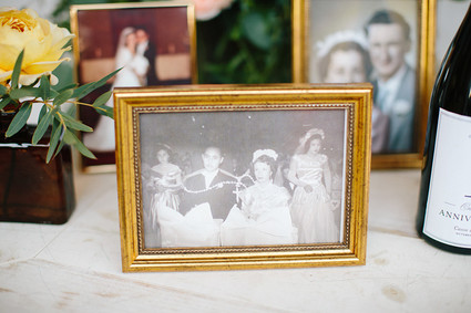 modern fall garden wedding