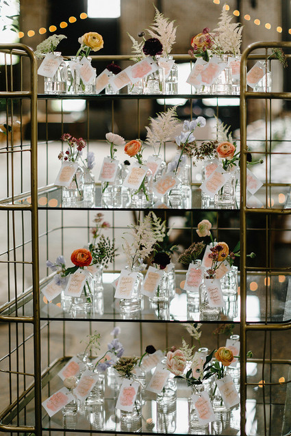 Romantic, industrial, floral wedding at Basilica Hudson in the Hudson Valley