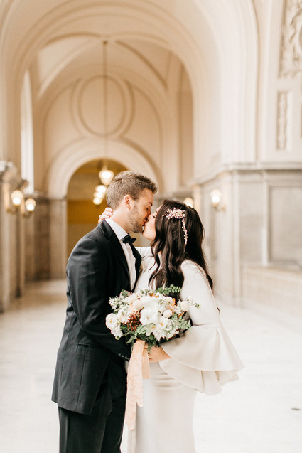 San Francisco City Hall elopement Inspiration