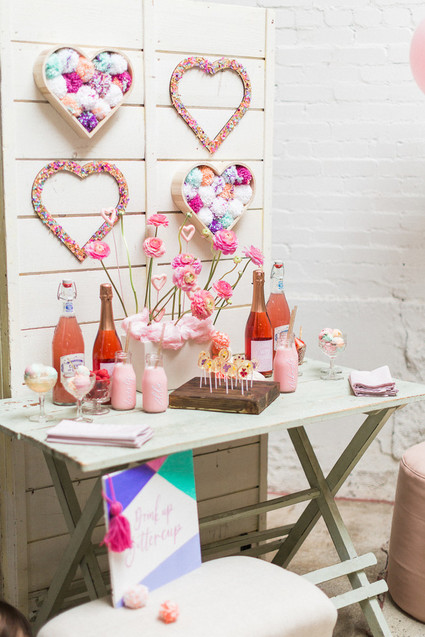 Bright fun Valentine's Brunch