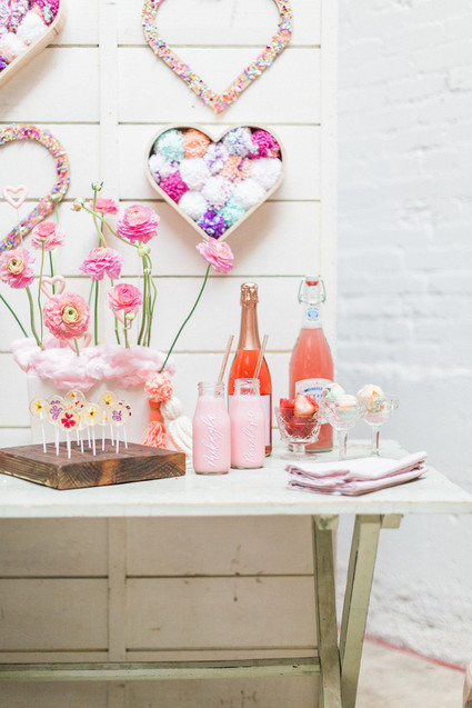 Bright fun Valentine's Brunch Inspiration