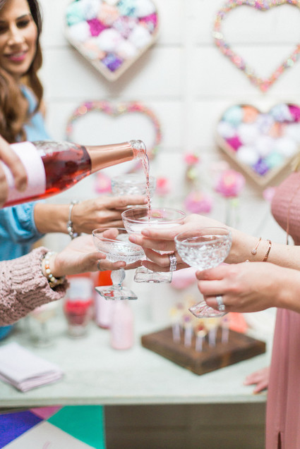 Bright fun Valentine's Brunch