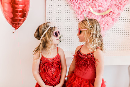 Galentine's party for little girls