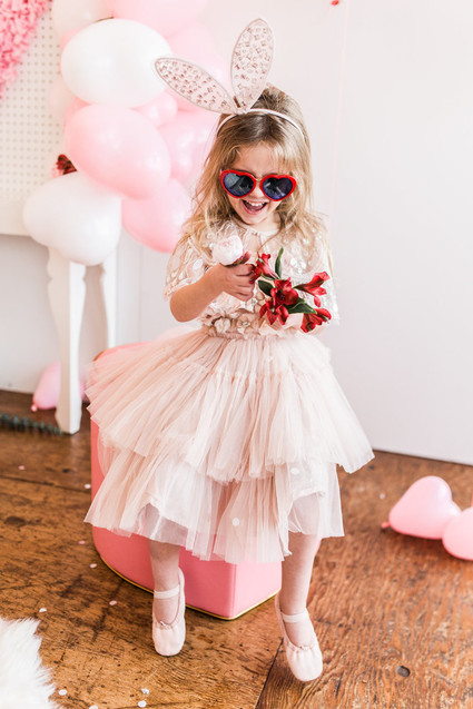 Galentine's party for little girls