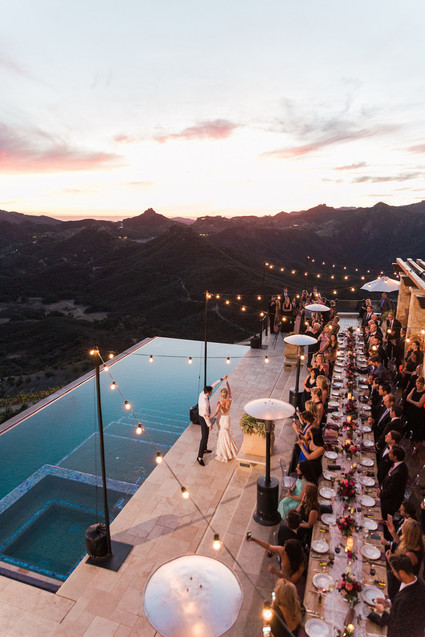 Romantic bright California wedding at Malibu Rocky Oaks