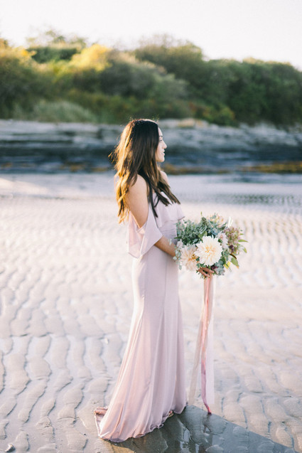 Maine engagement photos at Kettle Cove on Cape Elizabeth