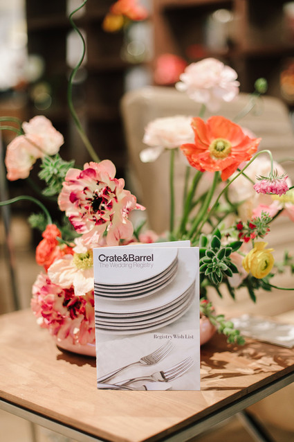 Crate and Barrel Private Wedding Registry Event