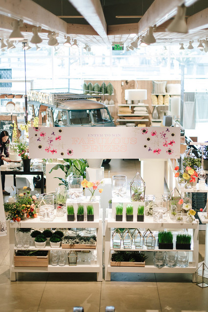 Crate and Barrel Private Wedding Registry Event
