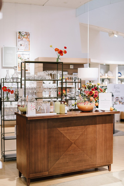 Crate and Barrel Private Wedding Registry Event