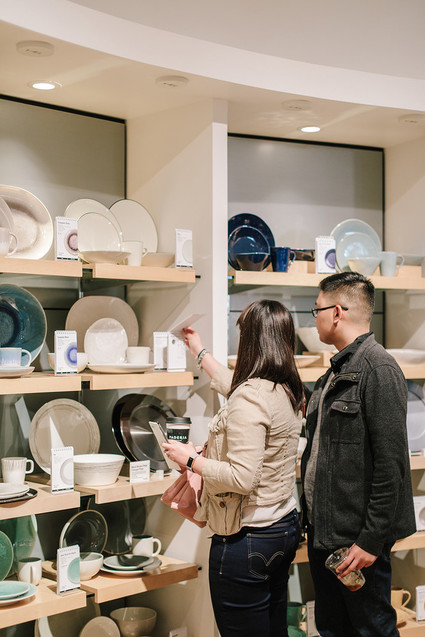 Crate and Barrel Private Wedding Registry Event